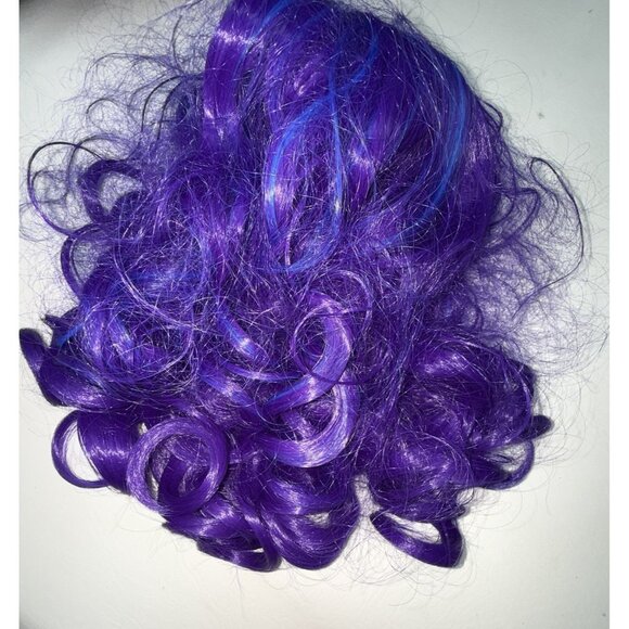 Disney Descendants 2 Mal Halloween Costume Girls S 4-6 3 Piece Outfit + Wig - Picture 11 of 12